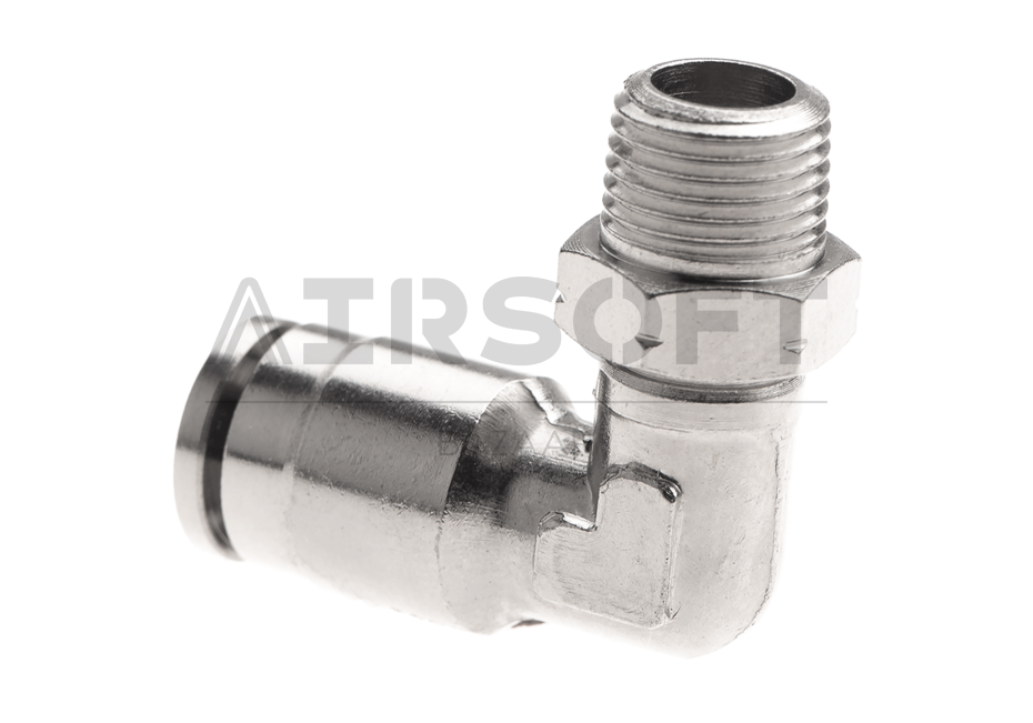 HPA 6mm Hose Coupling 90 Degree - Outer 1/8 NPT