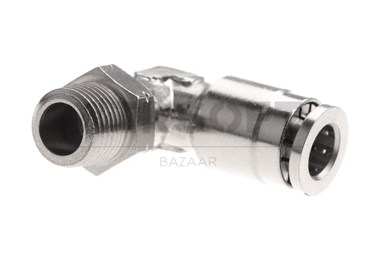 HPA 6mm Hose Coupling 90 Degree - Outer 1/8 NPT