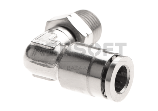 HPA 6mm Hose Coupling 90 Degree - Outer 1/8 NPT