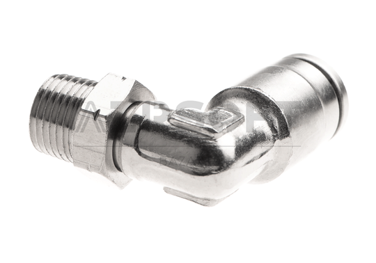 HPA 6mm Hose Coupling 90 Degree - Outer 1/8 NPT