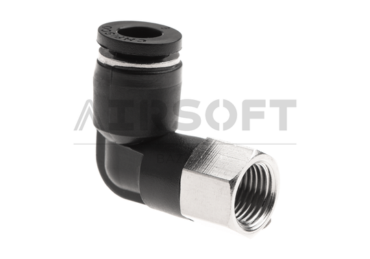 HPA 6mm Hose Coupling 90 Degree - Inner 1/8 NPT