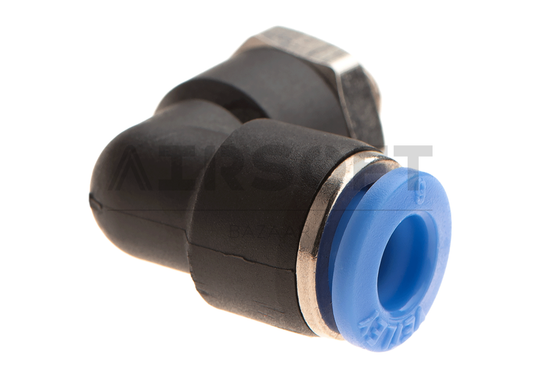 HPA 6mm Hose Coupling 90 Degree - Outer M6 Thread