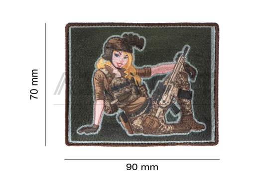 Pinup Girl Navy Seal Woven Patch