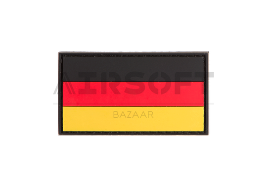 German Flag Blank Rubber Patch