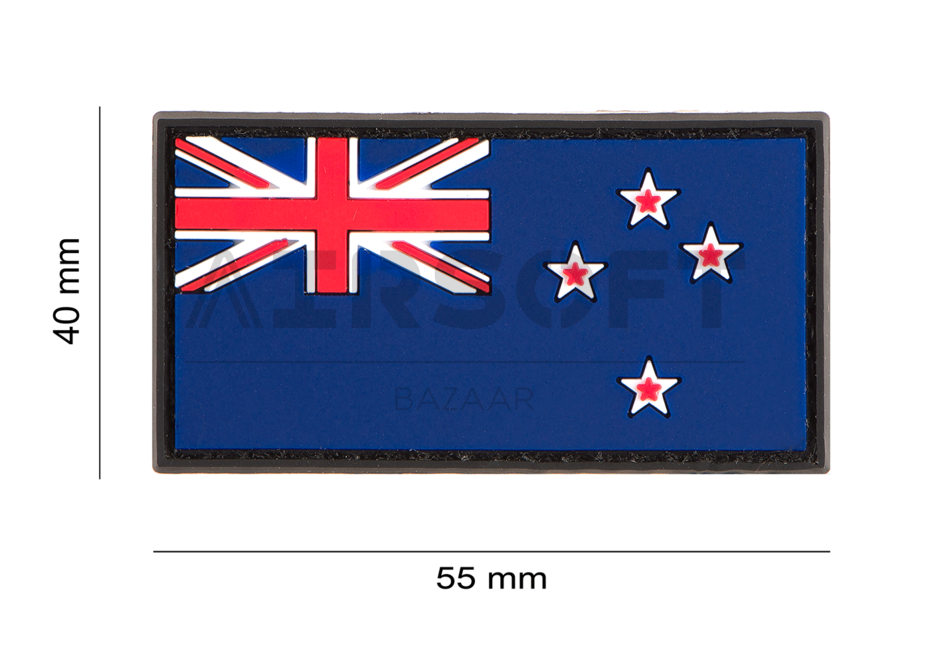 New Zealand Flag Rubber Patch