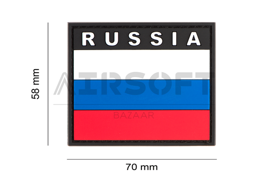 Russia Flag Rubber Patch