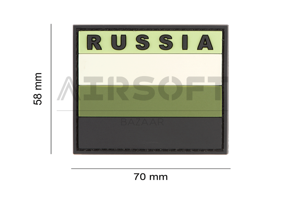 Russia Flag Rubber Patch