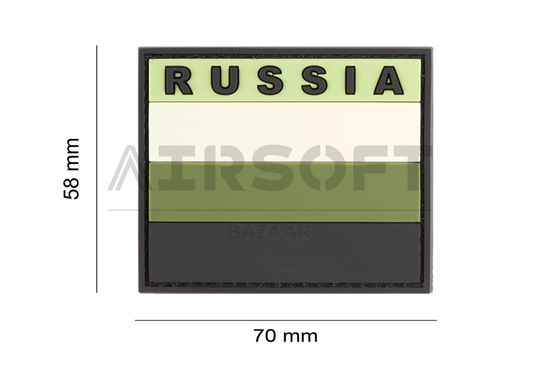 Russia Flag Rubber Patch