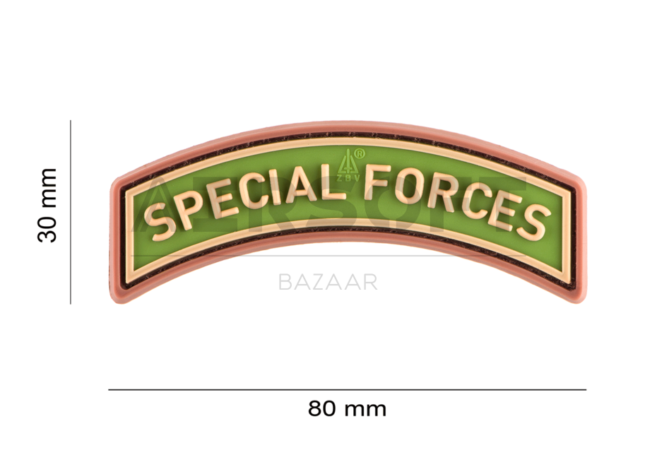 Special Forces Tab Rubber Patch