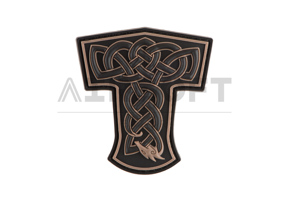 Thors Hammer Dragon Rubber Patch