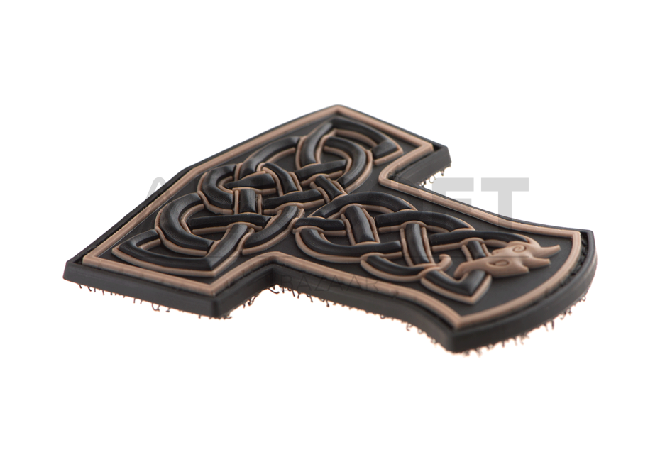 Thors Hammer Dragon Rubber Patch