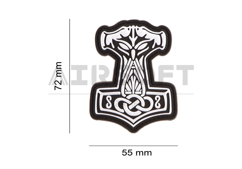 Thors Hammer Rubber Patch