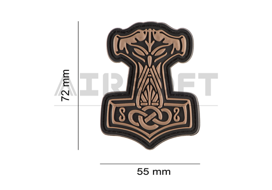 Thors Hammer Rubber Patch