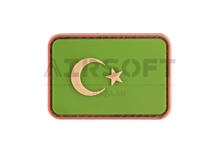 Turkey Flag Rubber Patch