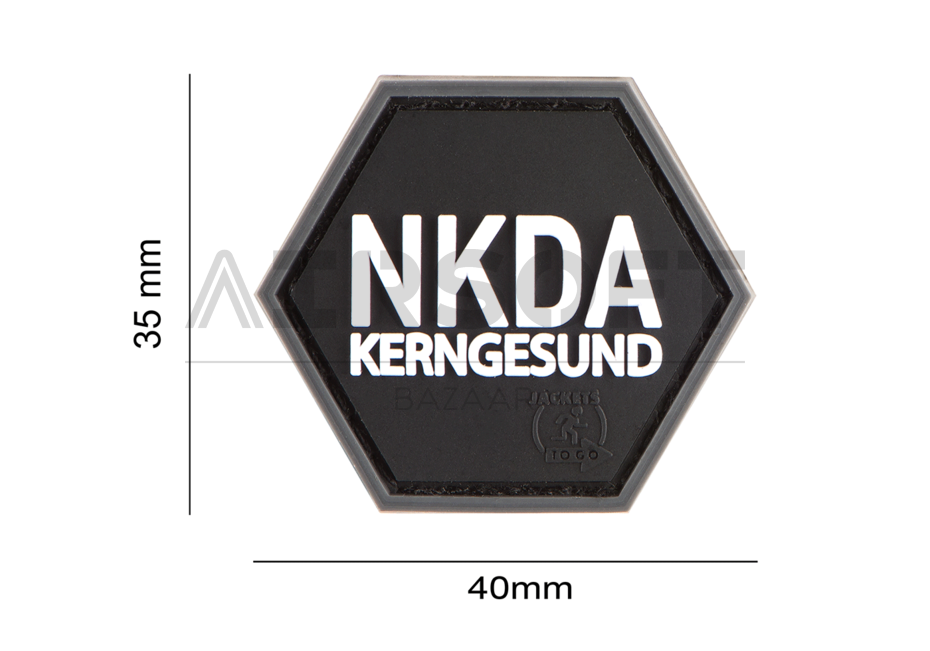 NKDA Kerngesund Hexagon Rubber Patch