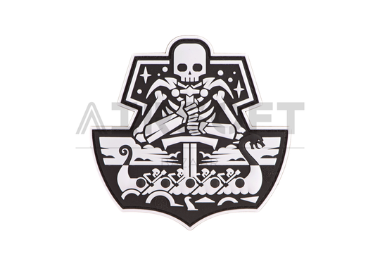 Ghost Ship Skull Rubber Patch