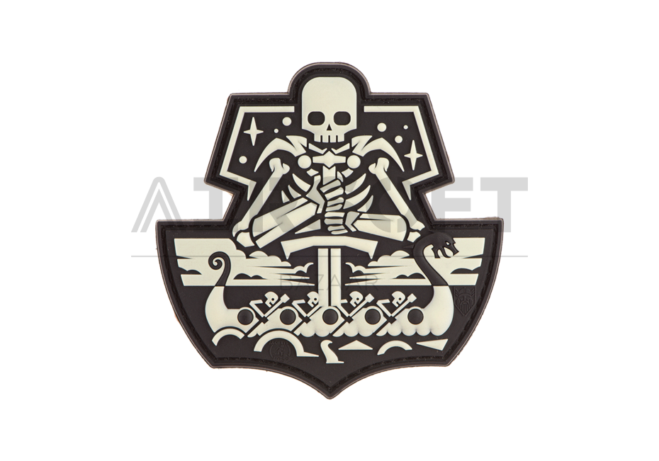 Ghost Ship Skull Rubber Patch