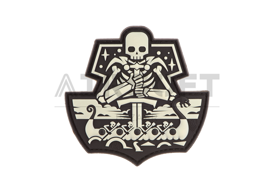 Ghost Ship Skull Rubber Patch