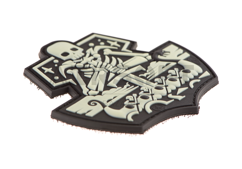 Ghost Ship Skull Rubber Patch