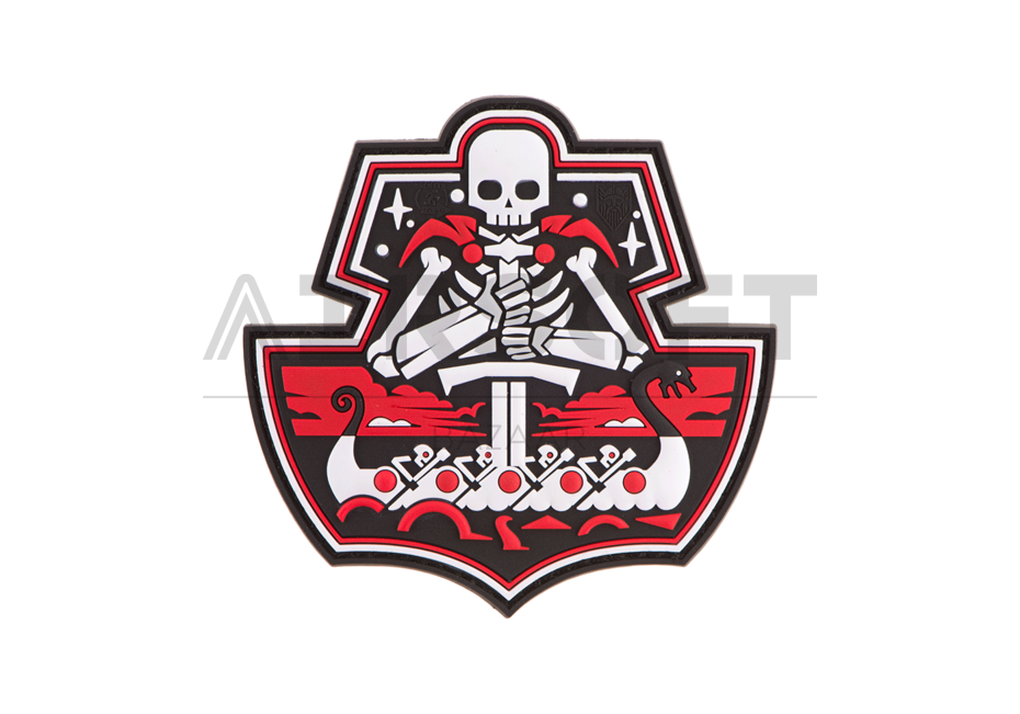 Ghost Ship Skull Rubber Patch