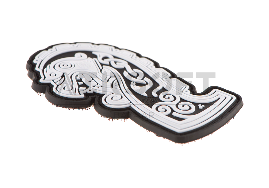 Northman Dragon Ship Head Rubber Patch