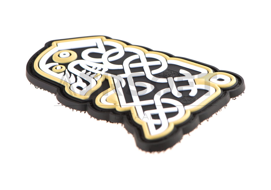 Northman Tribal Dragon Ship Head Rubber Patch