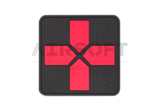 Big Red Cross Medic Rubber Patch