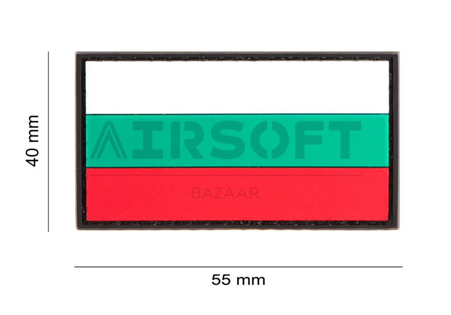 Bulgarian Flag Rubber Patch