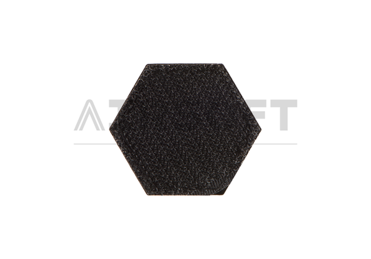 Hexagon Bulgarian Flag Rubber Patch