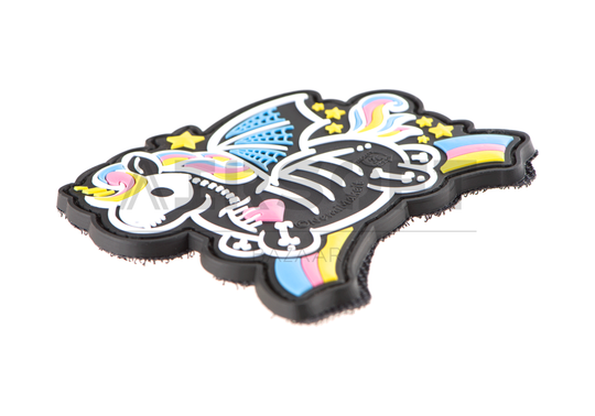 Skeleton Unicorn Rubber Patch