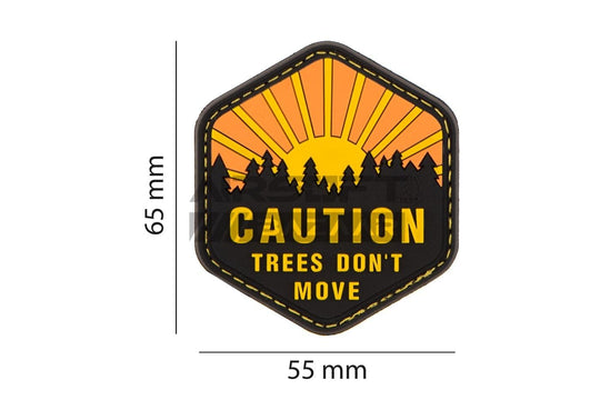 Trees Don't Move Rubber Patch