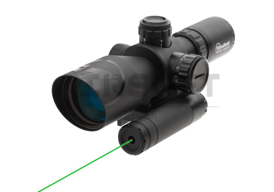 Barrage 2.5-10x40 with Green Laser