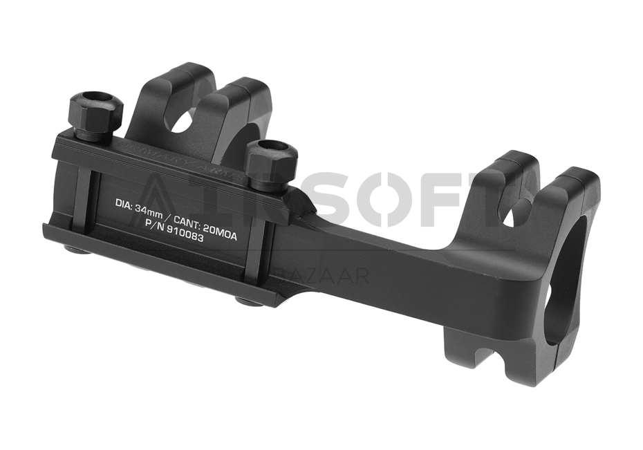 GLx 34mm Cantilever Scope Mount - 20 MOA