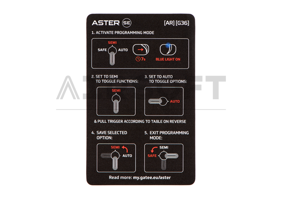 Aster V2 SE + Quantum Trigger Rear Wired